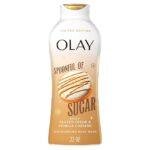 Olay Body Wash for Women, Hydrating & Moisturizing, Holiday Edition, With Plant Based Cleansers, B3 Complex, For All Skin Types, Spoonful of Sugar with Glazed Crème & Vanilla Custard Scent, 22 fl oz