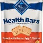 Blue Buffalo Health Bars Crunchy Dog Biscuits, Oven-Baked with Natural Ingredients, Bacon, Egg & Cheese, 16-oz Bag